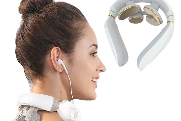 Balmpoint Neck Massager that massage sore neck muscle, relieve neck pain, for comfort and relaxation, gift for your loved one too!!